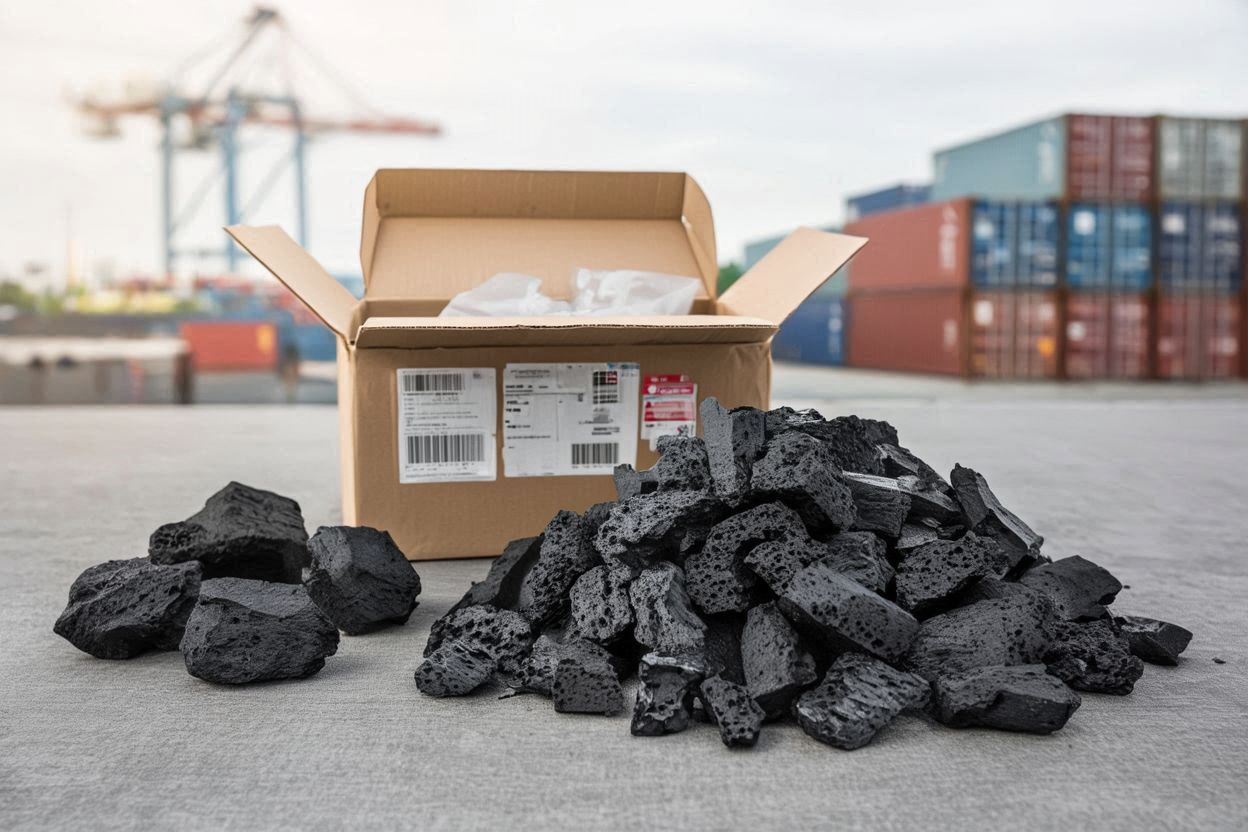 coconut shell charcoal for international market