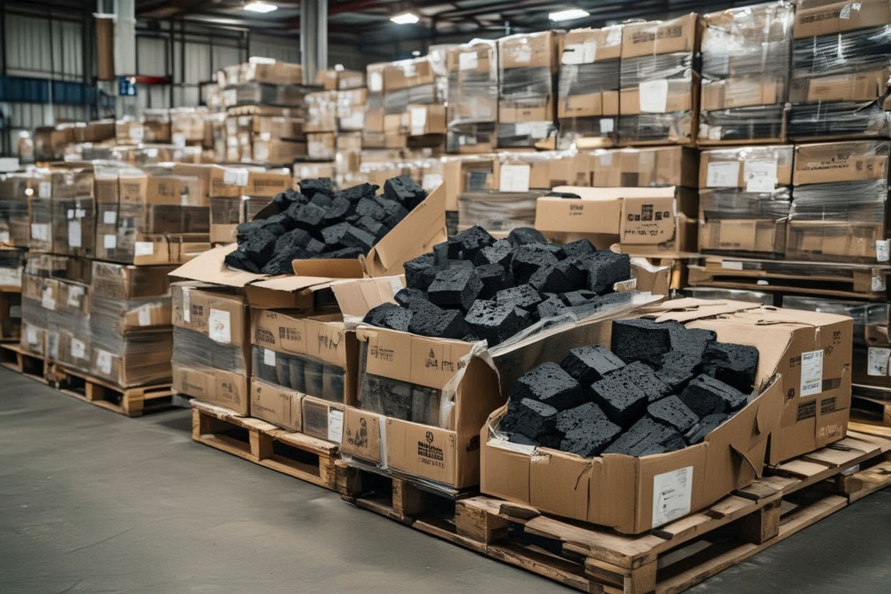 bulk coconut charcoal briquette supplier for export