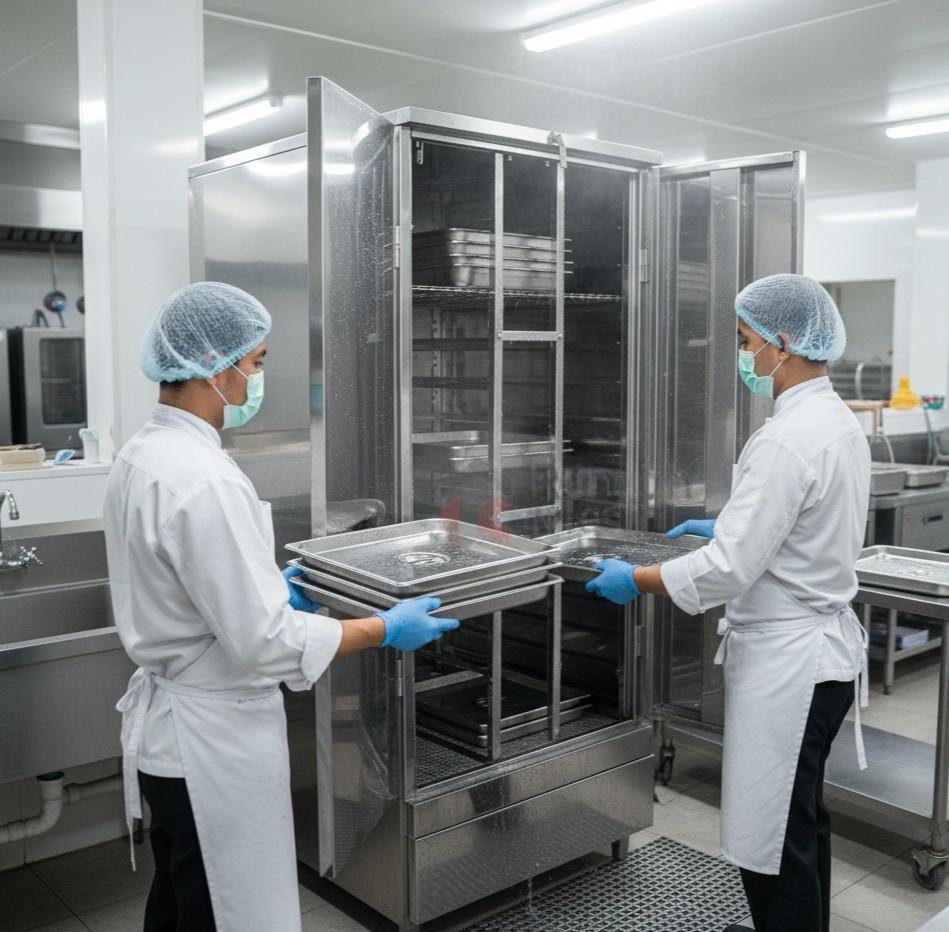 mesin pengering sistem foodtray